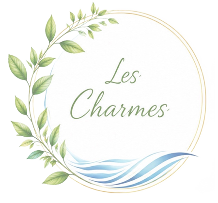 Logo du Gîte Les Charmes au Bernard à côté de la plage de Longeville-sur-Mer